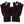 Load image into Gallery viewer, Two Black Fingerless Gloves with a Coral colored bird on the middle finger
