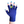 Load image into Gallery viewer, Navy Fingerless Gloves with a Lime colored bird on the middle finger; Nail color Blue
