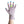 Load image into Gallery viewer, Pink Fingerless Gloves with a Lime colored bird on the middle finger; Nails are polished Teal. 
